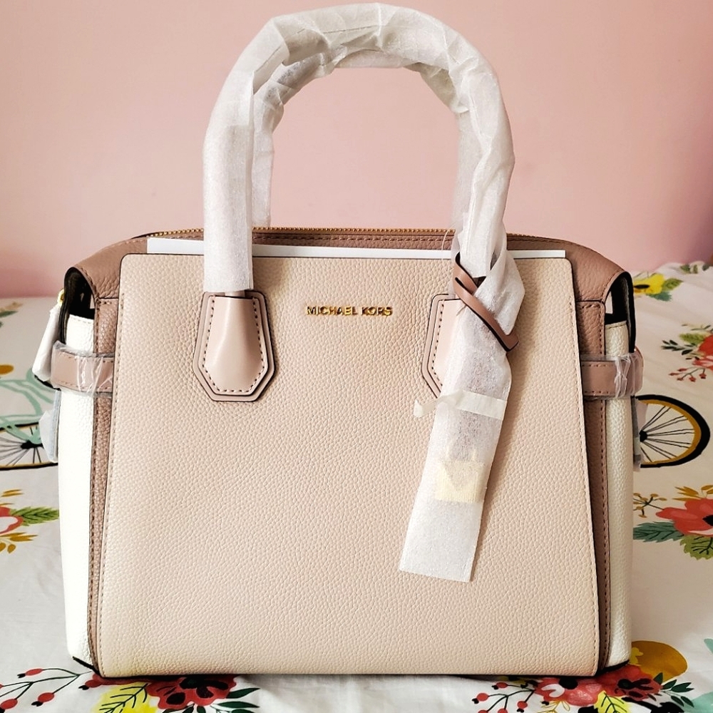 Tricolor Michael Kors Mercer Satchel Purse